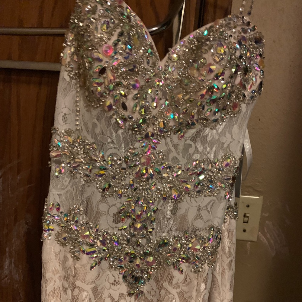 Illusion dress may smell like smoke